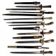 Antique hunting bayonets and knives (8)