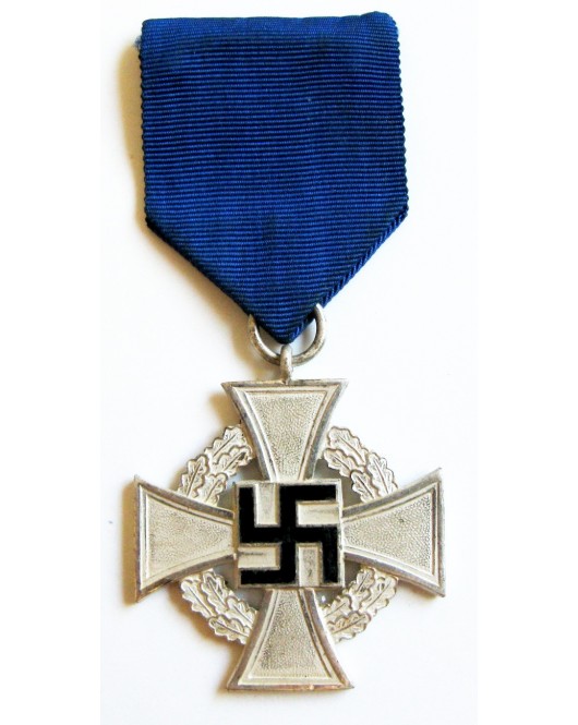 Sidabrinis kryžius "Už 25 tarnybos metus" Trečias Reichas, Vokietija