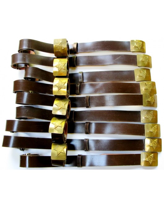 Belts with buckles of soldiers of the Soviet army, USSR