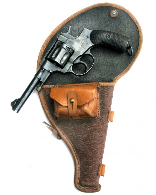 Holster Pebble Grain M1895 Russian Nagant - Nagan Revolver 1960, USSR