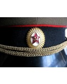 TSRS kariuomenės karininko uniforminė kepurė su kokarda, TSRS