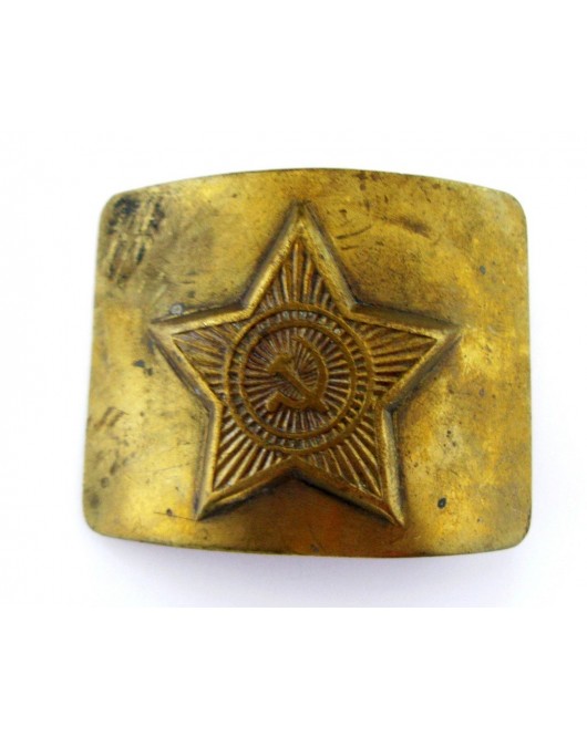 TSRS kariuomenės kareivio sagtis su žvaigžde TSRS