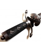 Antikvarinis medžioklinis peilis - durklas Hirschfanger, Hanoverio karalystė 1816 - 1837m